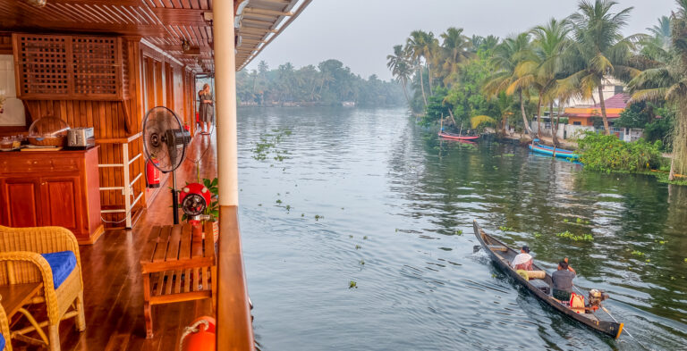 Aussicht auf die Backwater aus der RV-Kochi-Pandaw