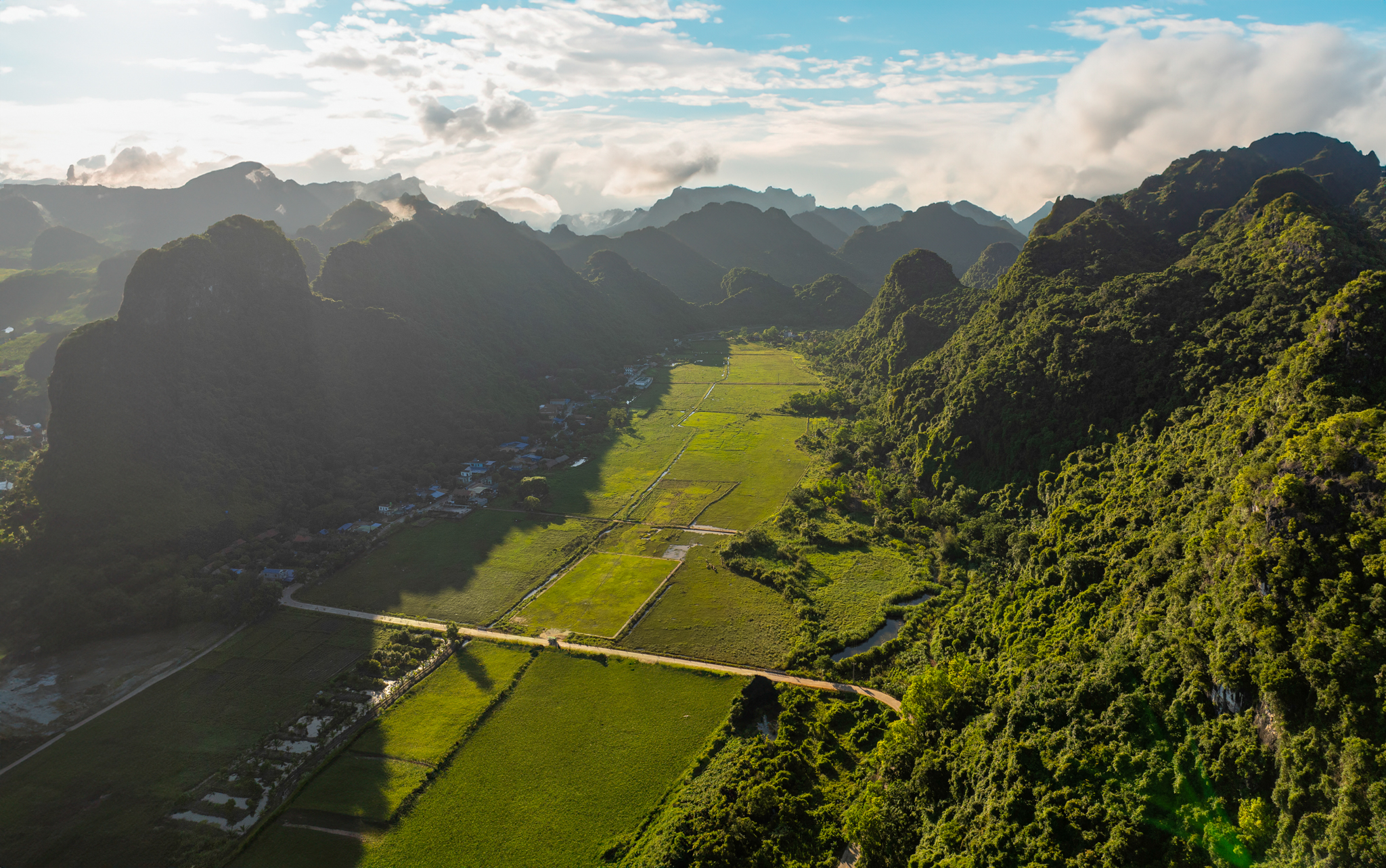 Landschaft in Viet Hai