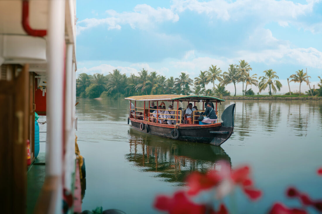Panorama der Kerala Backwaters