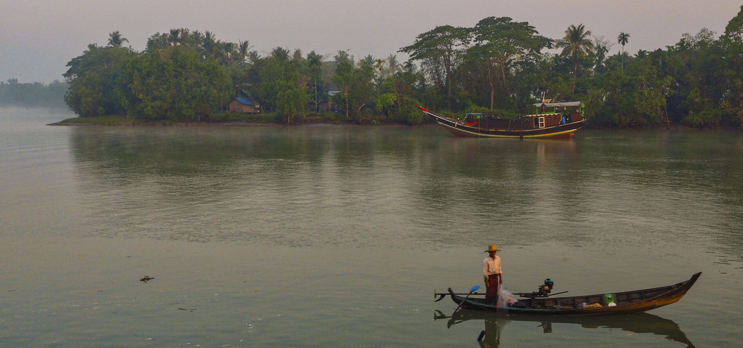 Aussicht auf den Fluss Irrawaddy